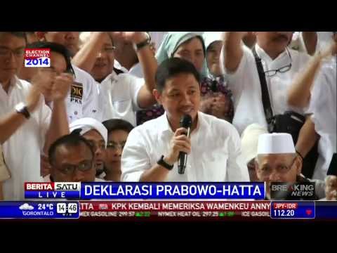 Pimpinan Parpol Bacakan Ikrar Dukungan ke Prabowo-Hatta