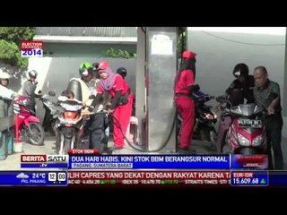 Stok BBM di Padang Berangsur Normal