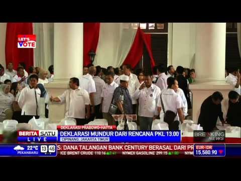 Deklarasi Prabowo-Hatta Mundur dari Rencana