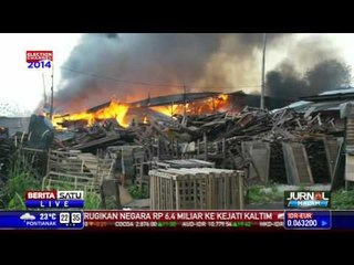 Gudang Tinner di Karang Tengah Ludes Terbakar