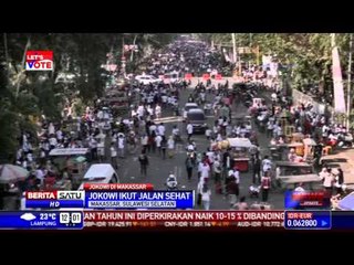 Jokowi Jalan Sehat Bersama Sahabat Rakyat Makassar