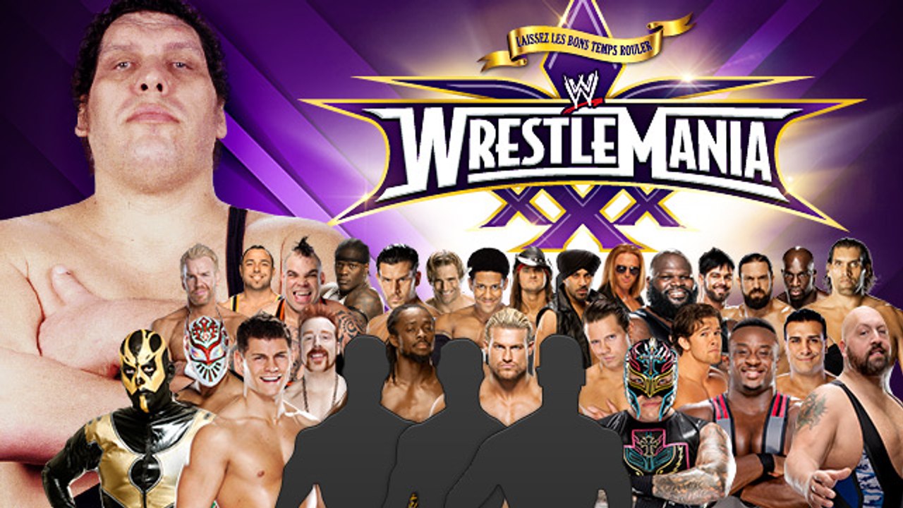 WrestleMania 30 Andre The Gigant Memory Battle Royal - Lucha Completa en Español (By el Chapu)