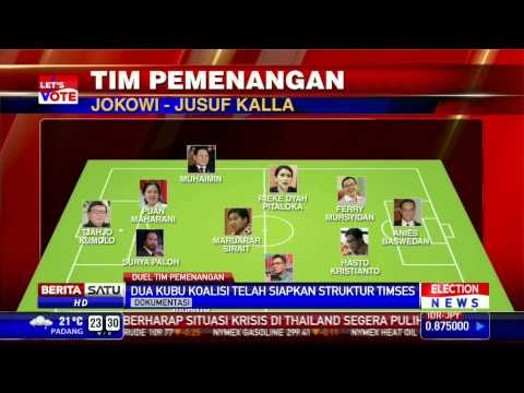 Starting Line Up Tim Pemenangan Pilpres