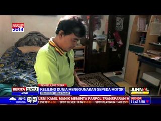 Seorang Kakek Asal Medan Ingin Keliling Dunia dengan Motor