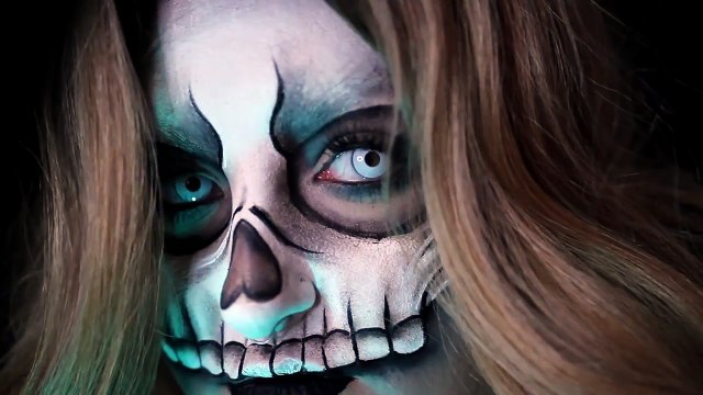 VOODOO SKULL MASK Halloween Costume Makeup Tutorial 31 Days of Halloween RawBeautyKristi