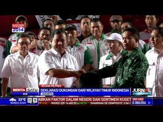 Prabowo Dapat Dukungan dari Wilayah Timur Indonesia