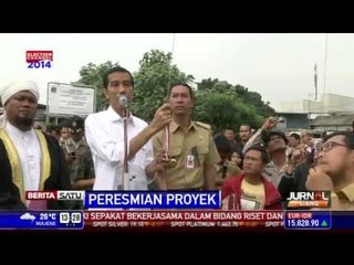 Jelang Cuti, Jokowi Resmikan Stadion dan Pasar