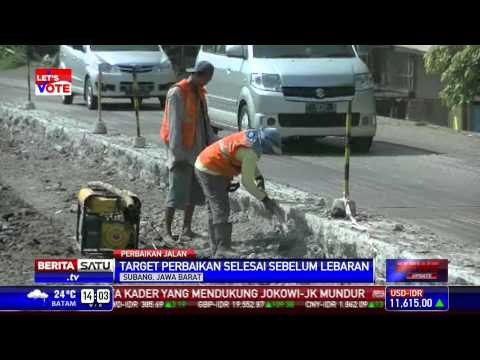 Perbaikan Pantura Subang Ditargetkan Selesai Sebelum Lebaran