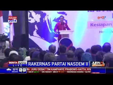 Rakernas II Partai Nasdem Dihadiri Jokowi-JK
