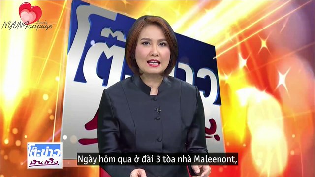 [vietsub] Nadech Yaya ký tặng lịch 2017-TKBT 16.12.16