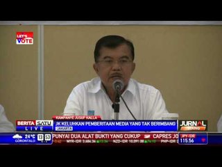 JK: Jokowi Sedikit Bicara, Banyak Bekerja