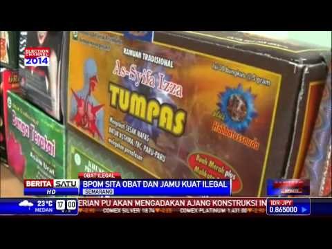 BPOM Sita Jamu dan Obat Kuat Ilegal Senilai Rp 4 M