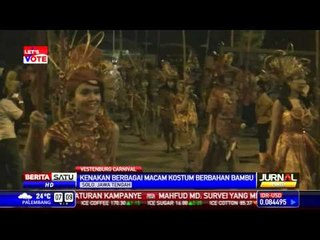 600 Penari Meriahkan Karnaval Bambu di Solo