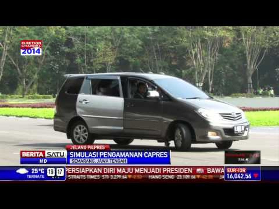 Polda Jateng Gelar Simulasi Pengamanan Capres