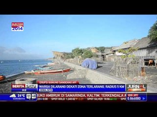 Letusan Gunung Sangiang Menurun, Warga kembali Beraktivitas