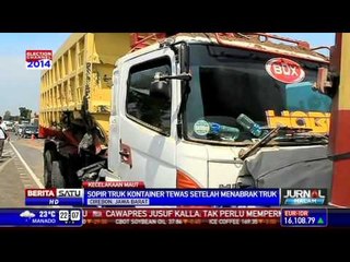 Sopir Truk Kontainer Tewas Terjepit