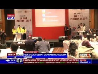 Sosialisasi Diri, OJK Gelar Debat dengan Mahasiswa
