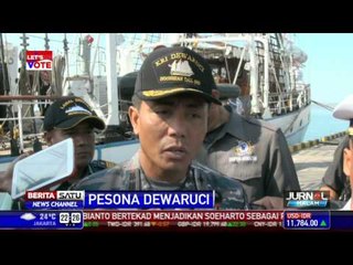 KRI Dewaruci Berlabuh di Denpasar