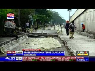 Jalur Pantura Cirebon Diperbaiki