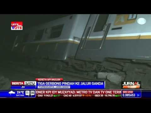 Kereta Api Argo Parahyangan Jurusan Bandung-Jakarta Anjlok