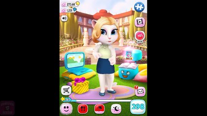 My Talking Angela Gameplay Level 298 - Great Makeover #72 - Best Games for Kids