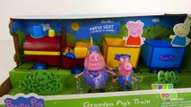 Train Playset For Kids!! Peppa Pig and her Friends Ride the Train