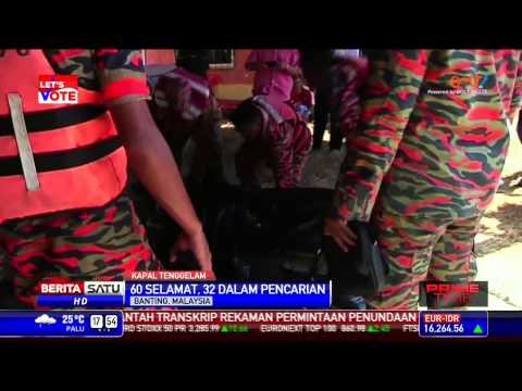 Kapal Pengangkut 97 WNI Tenggelam di Malaysia