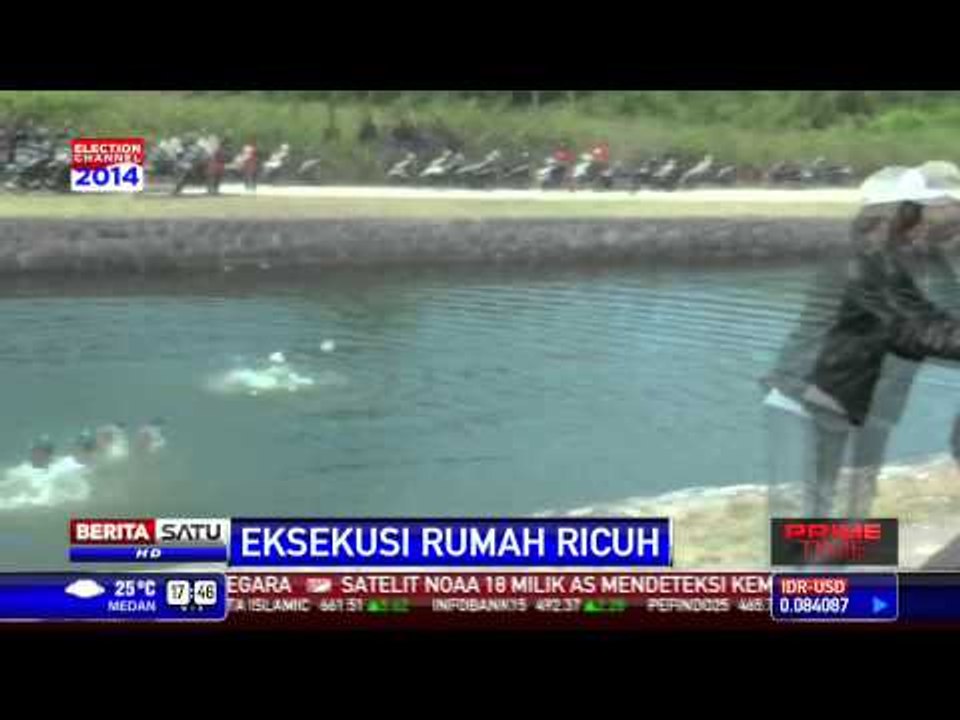 Eksekusi Kampung Bugis di Denpasar Ricuh