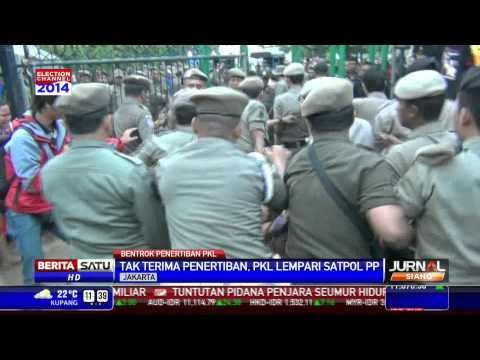 Penertiban PKL di Monas Ricuh