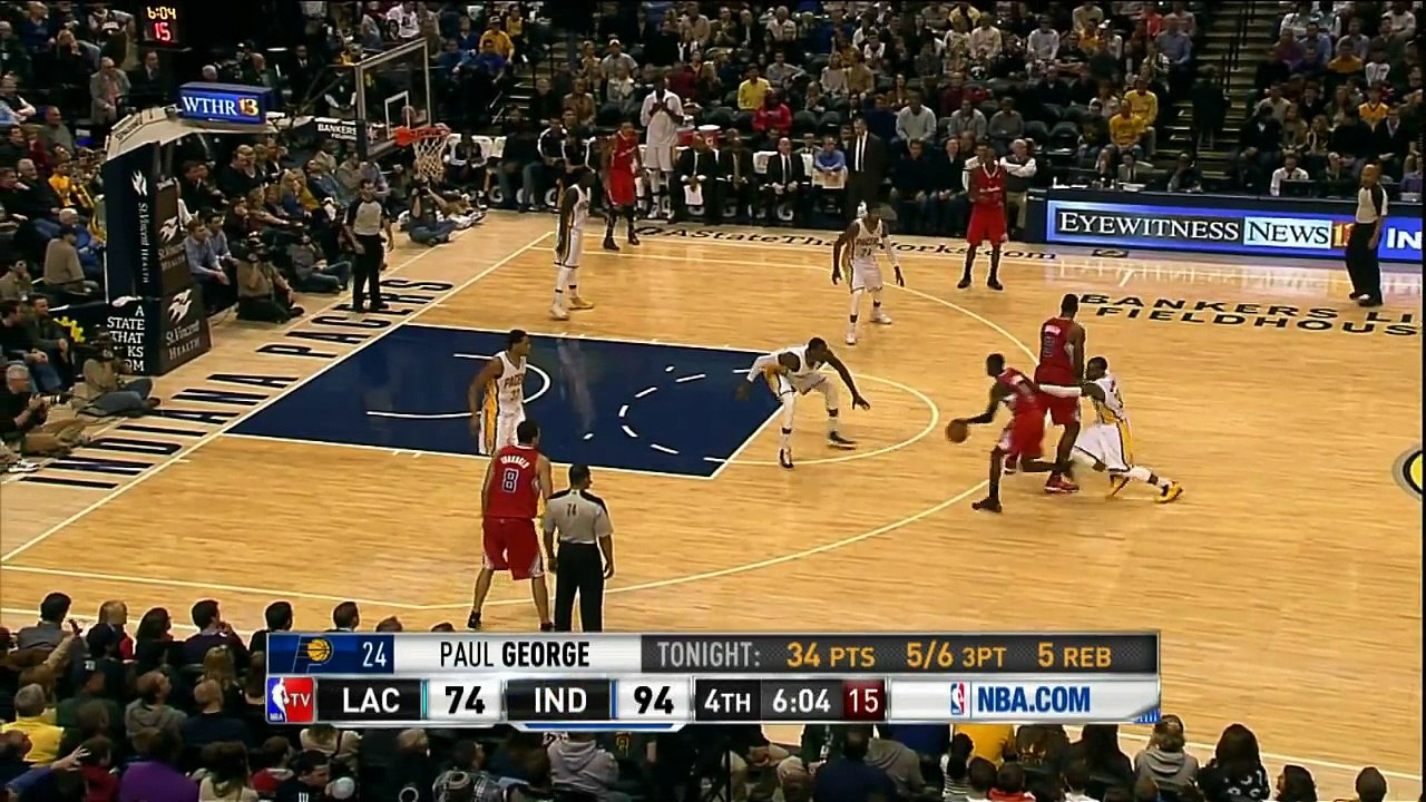 Paul George's 360 Windmill Slam