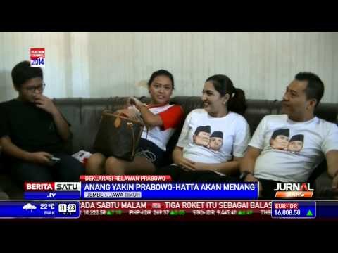 Anang Hermansyah Deklarasi Relawan Pendukung Prabowo-Hatta