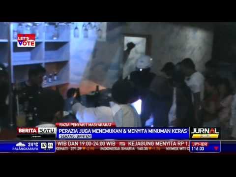 Polisi dan Ormas Merazia Lokalisasi di Pantura Serang