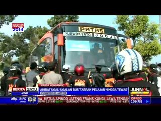 Ugal-Ugalan Hingga Tewaskan Pelajar, Bus AKAP Dirusak Warga