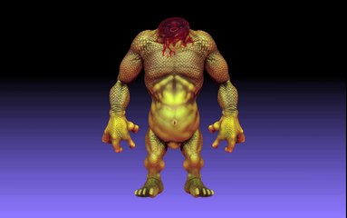 Headless Goblin 3D ZBrush Model 2009