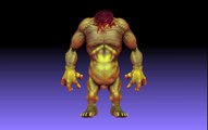 Headless Goblin 3D ZBrush Model 2009