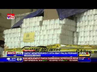 Скачать видео: Polisi Gerebek Pabrik Pembuat Obat Palsu di Tangerang