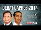 BeritasatuTV: Debat Ke-3 (Capres) Pilpres 2014