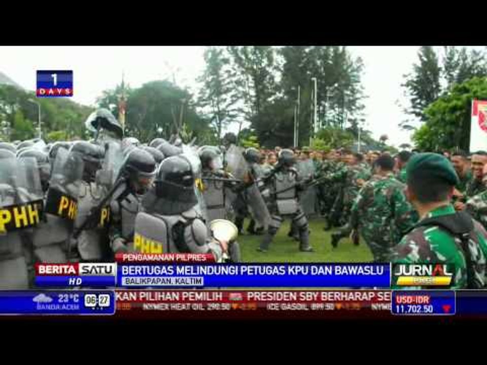 Kodam IV Mulawarman Kerahkan 1.900 Personel untuk Kawal Pilpres