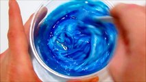 Slime Como hacer flubber de colores primarios con blanco