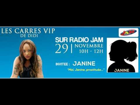 Les Carrés VIP de Didi avec Janine sur RADIO JAM !