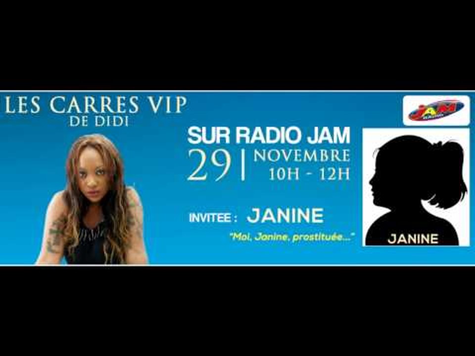 Les Carrés VIP de Didi avec Janine sur RADIO JAM !