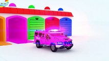 Learn Colors with Vehicles Cars Trucks for Kids - Learn colours for Children - Learning Videos
