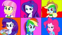 My Little Pony Transforms Equestria Girls Mane 6 Color Swap MLP Surprise Egg and Toy Collector SETC