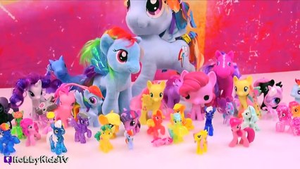 My Own Little Pony's Paint And Create! Stickers Craft Art   MLP Collection HobbyKidsTV