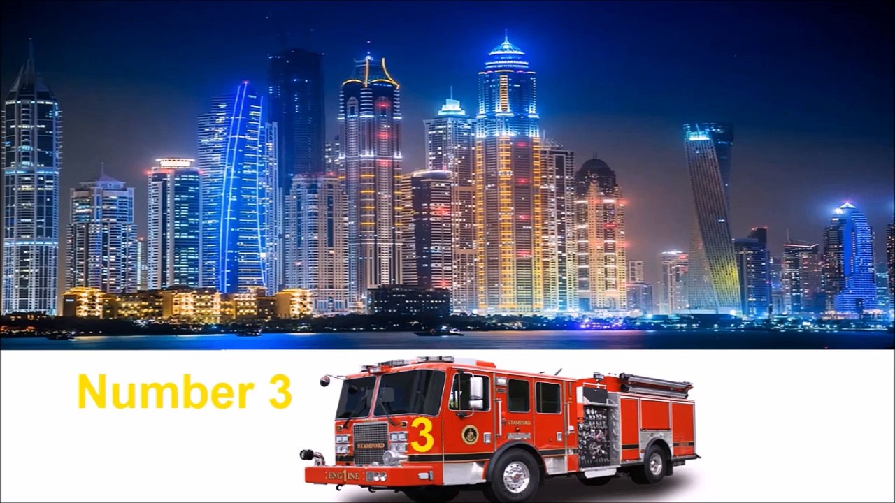 Learn Numbers from 1 to 10   Cars Cartoons for Children   Kids Videos TO Learning Numbers