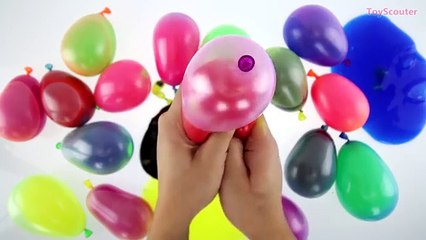 SLIME BALLOON POPPING SHOW for Learning Colors – Teach Children Basic Words