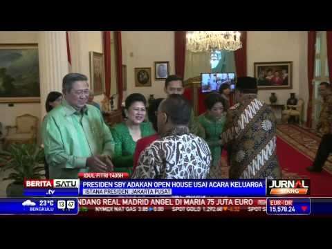 Presiden SBY Gelar Open House Usai Sungkeman Keluarga