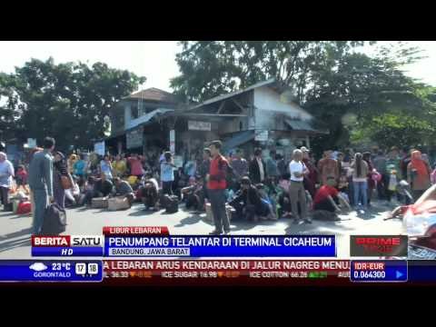 Bus Terjebak Macet, Ratusan Penumpang Terlantar di Terminal Cicaheum
