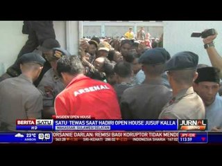 Seorang Warga Tewas Saat Menghadiri Open House Jusuf Kalla