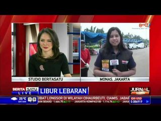 Ratusan Orang Ikuti Mudik Gratis di Monas